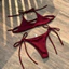 Bikini 2 mảnh đi biển đỏ xinh cao cấp