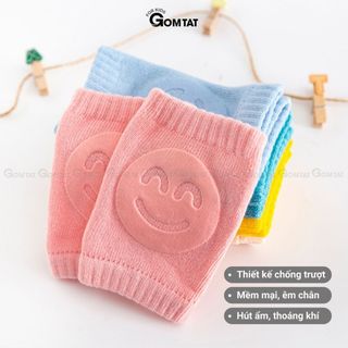 Tất bảo vệ đầu gối cho trẻ tập bò GOMTAT, vớ bảo vệ gối không trầy xước, chống trượt ngã - YIQ-H005