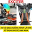 GHẾ ĐÔN SỐ INOX YÊN NỆM ĐEN AN TOÀN