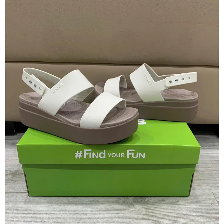 Sandal Brooklyn Đế Cao 5cm Cho Nữ Dép Quai Hậu, Dép Nữ Đế Cao Sandal Có Quai Êm Ái