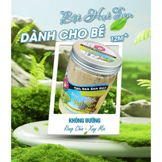 Bột hạt sen mix hạt Ăn Dặm mịn cho bé Senfarm - Không đường