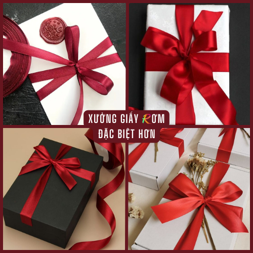 [Ruy băng lụa vải 2cm] Cuộn dài 20m dùng trang trí, gói quà, cột nơ, làm hoa - nhiều màu - siêu rẻ