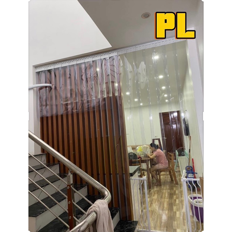 Rèm Nhựa PVC Ngăn Lạnh Điều Hoà Giá Rẻ, Tặng Kèm Phụ Kiện Treo Đồng Bộ ...