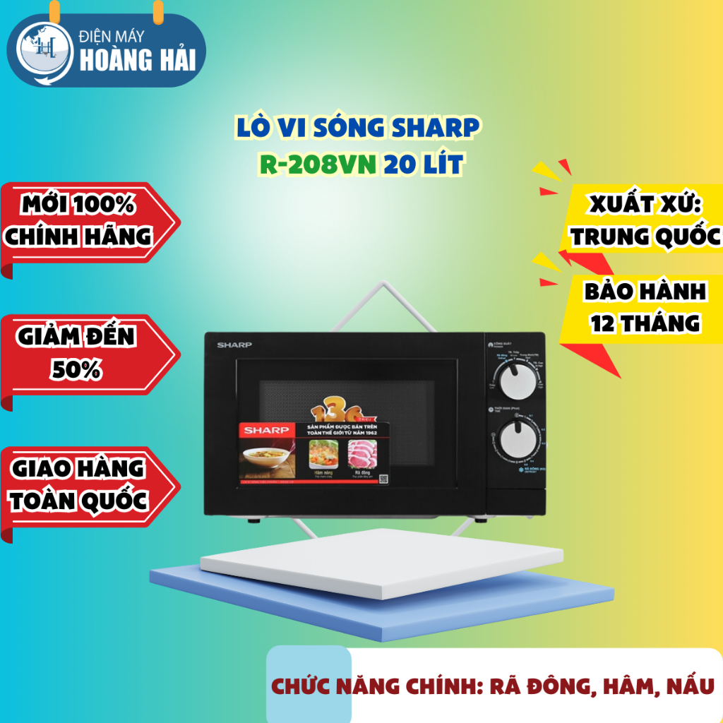 R-208VN LÒ VI SÓNG SHARP R-208VN 20 LÍT | Shopee Việt Nam