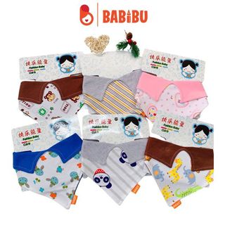 Yếm tam giác cotton cho bé, thiết kế đáng yêu