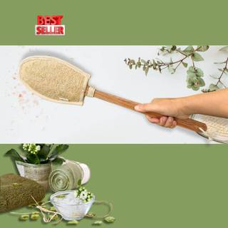 (Mộc Xơ) Cây Chà Lưng Xơ Mướp Dài 45cm - Cây Kì Lưng - Xơ Mướp Tắm - Sơ Mướp