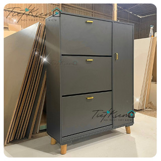 Tủ giày thông minh đẹp ngang 90cm NTTK 089