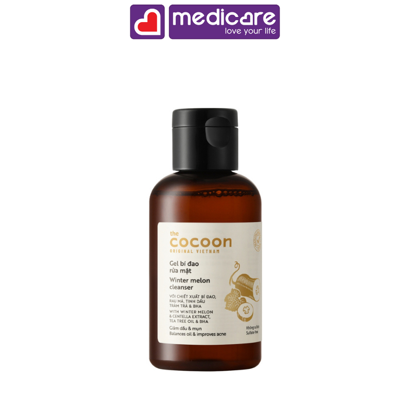 Gel rửa mặt THE COCOON bí đao 140ml