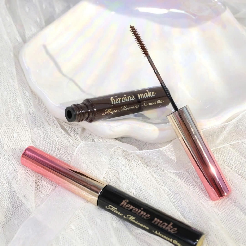 Mascara Kissme Heroine Make Màng Film Chống Trôi, Làm Tơi Và Dày Rậm Làn Mi Mỏng 4.5g