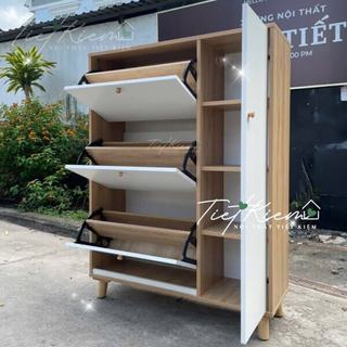 Tủ đựng giày hiện đại N90cm Nội Thất Tiết Kiệm 89899