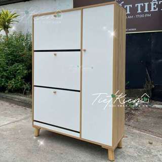 Tủ đựng giày hiện đại N90cm Nội Thất Tiết Kiệm 89899