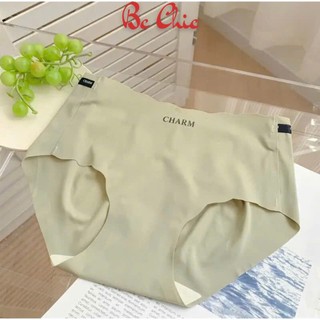 Quần lót nữ đúc su cạp chun chống tụt in chữ CHARM - quần chip nữ mỏng nhẹ không lộ viền Q 2375 BC_CHIC