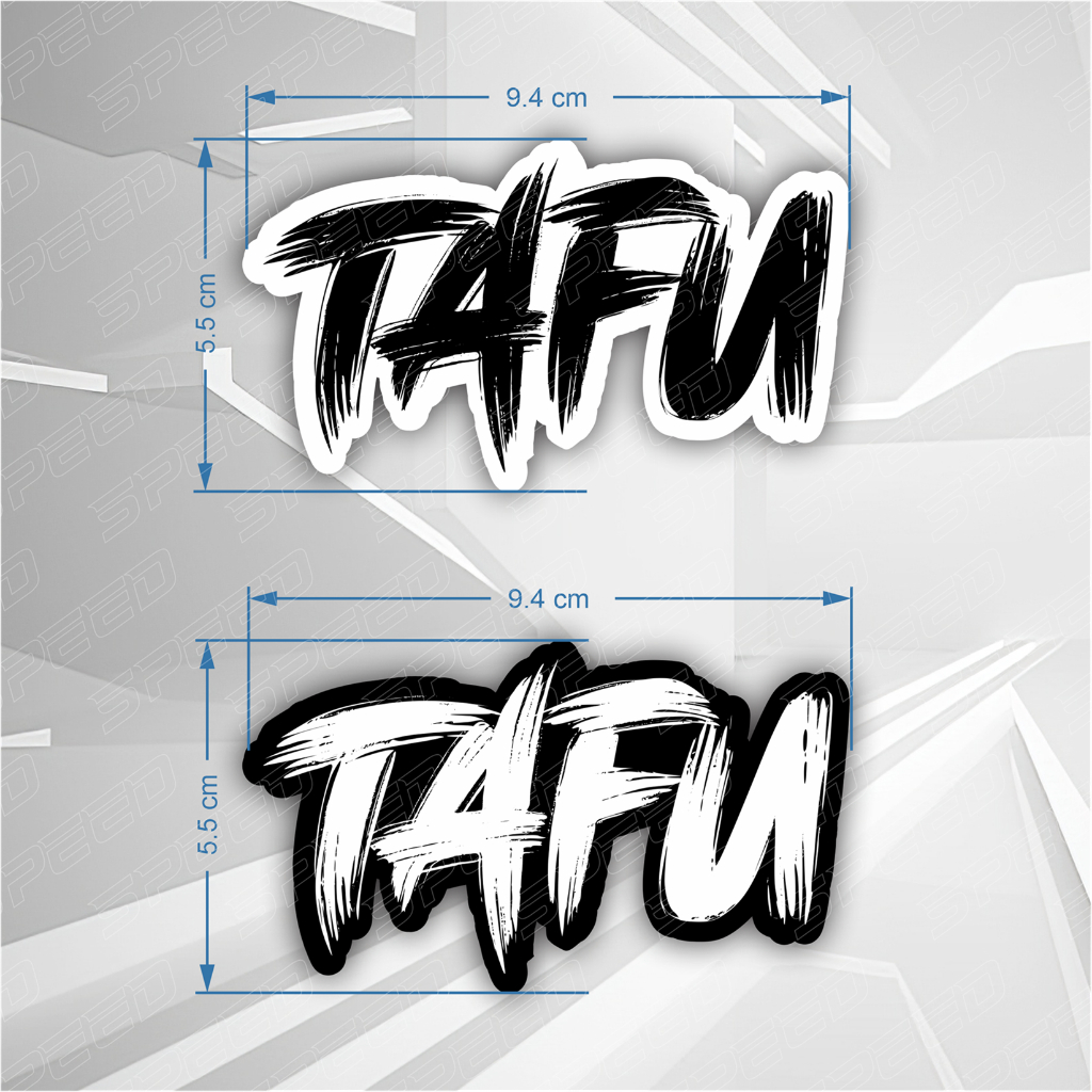 Tem Dán Xe Máy Team Viet Nam, Race, Chữ Race, TAFU Decal Trang Trí Xe, Sticker Dán Xe