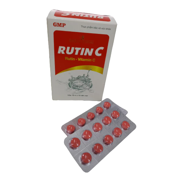 RUTIN C - MDP USA - Bổ sung Rutin, Vitamin C giúp thanh nhiệt, giảm xuất huyết mạch máu, giảm chảy máu chân răng