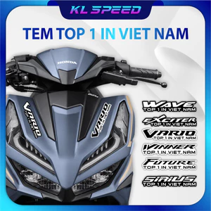 Tem decal Dán Xe Máy TOP 1 IN VIET NAM | Decal Trang Trí, Sticker Dán Xe chống thấm