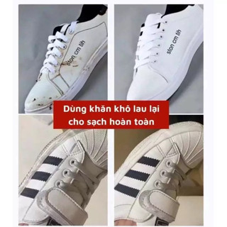 (HÀNG CHUẨN) SÁP VỆ SINH ĐA NĂNG giày dép, túi, cặp, xô pha, áo da làm trắng sạch đa năng