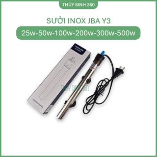 Sưởi Inox JBA Y3 - Inox 304 Không Rỉ - Sử Dụng Cho Bể Cá