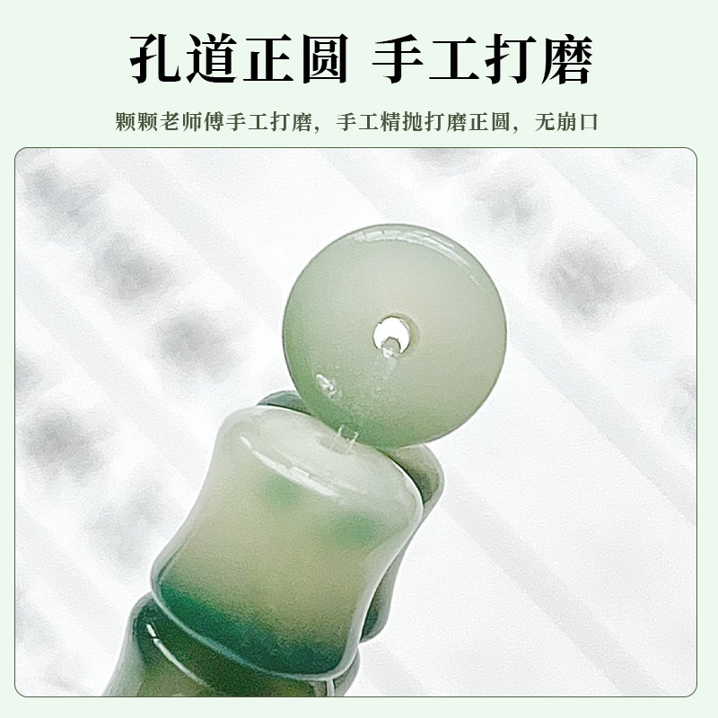 Vòng Tay Chuỗi Hạt Bồ Đề 9mm Hình Tre Phật Thời Trang Trung Hoa