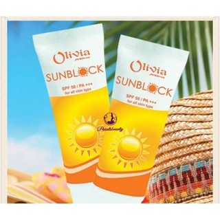 Kem chống nắng dùng cho da dầu OLIVIA MIRA Sun Cream Hàn Quốc A556 (60ml)