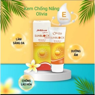 Kem chống nắng dùng cho da dầu OLIVIA MIRA Sun Cream Hàn Quốc A556 (60ml)