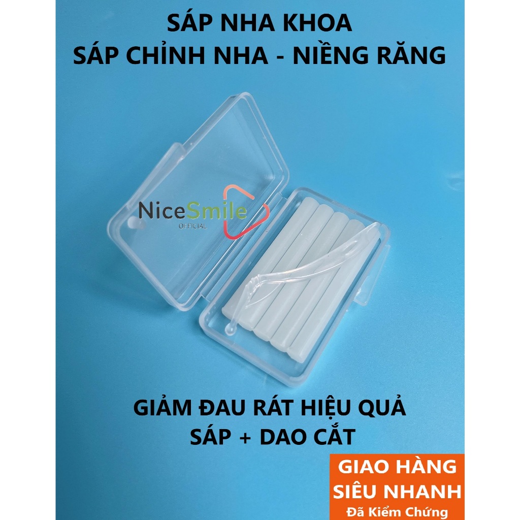 Sáp + Dao Cắt - Sáp Chỉnh Nha Cho Người Niềng Răng, Sáp Giảm Đau Rát ...
