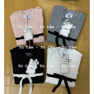 ÁO HOẠ TIẾT NƠ TINASHE TÍ NGOAN (NEWTAG)