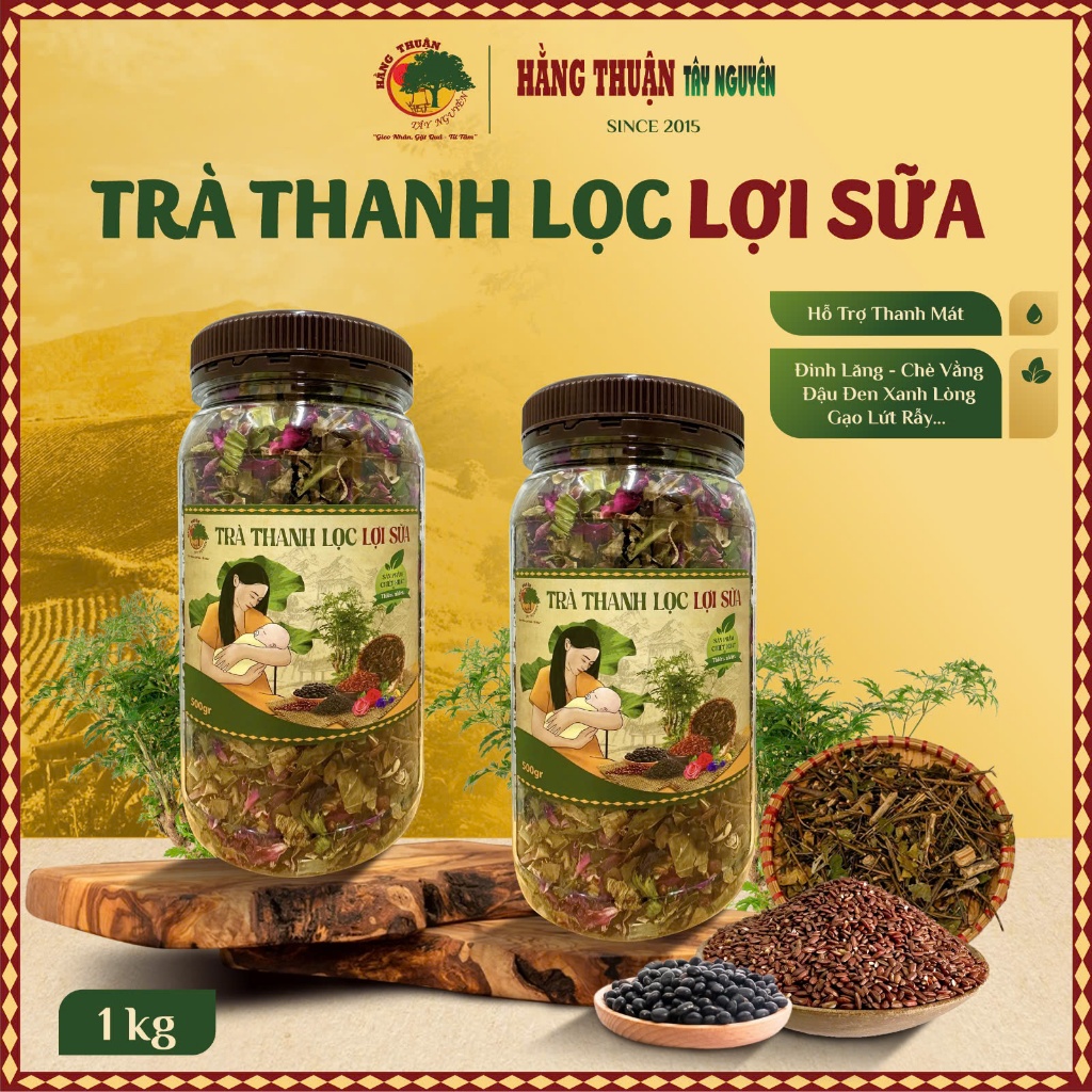 Trà Thảo Mộc Lợi Sữa Hằng Thuận Tây Nguyên