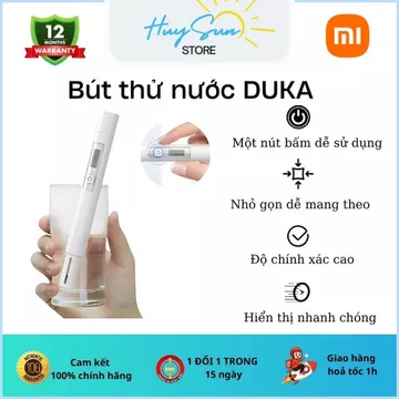 Bút Thử Nước Sạch Xiaomi DuKa Atuman, Bút Thử Nước TDS, Đo Nồng Độ Chất Rắn, Đo Nhiệt Độ Nước