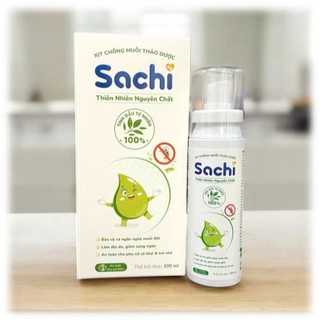 Xịt chống muỗi Sachi 100ml bảo vệ da bé khỏi muỗi đốt, côn trùng cắn