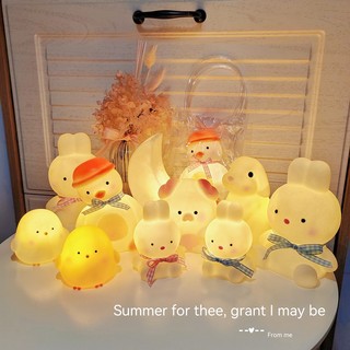 Đèn Ngủ LED Gà Con Mini Không Dây Decor Phòng Siêu Dễ Thương, Nhân Vật Hoạt Hình Phát Sáng LABY HOME