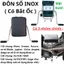 GHẾ ĐÔN SỐ INOX CAO CẤP YÊN NỆM ĐEN CHO BÉ