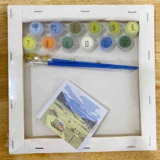 TỔNG HỢP- Tranh tô màu theo số, tranh số hóa PHONG CẢNH, TÌNH YÊU, HOẠT HÌNH, có khung 20x20cm