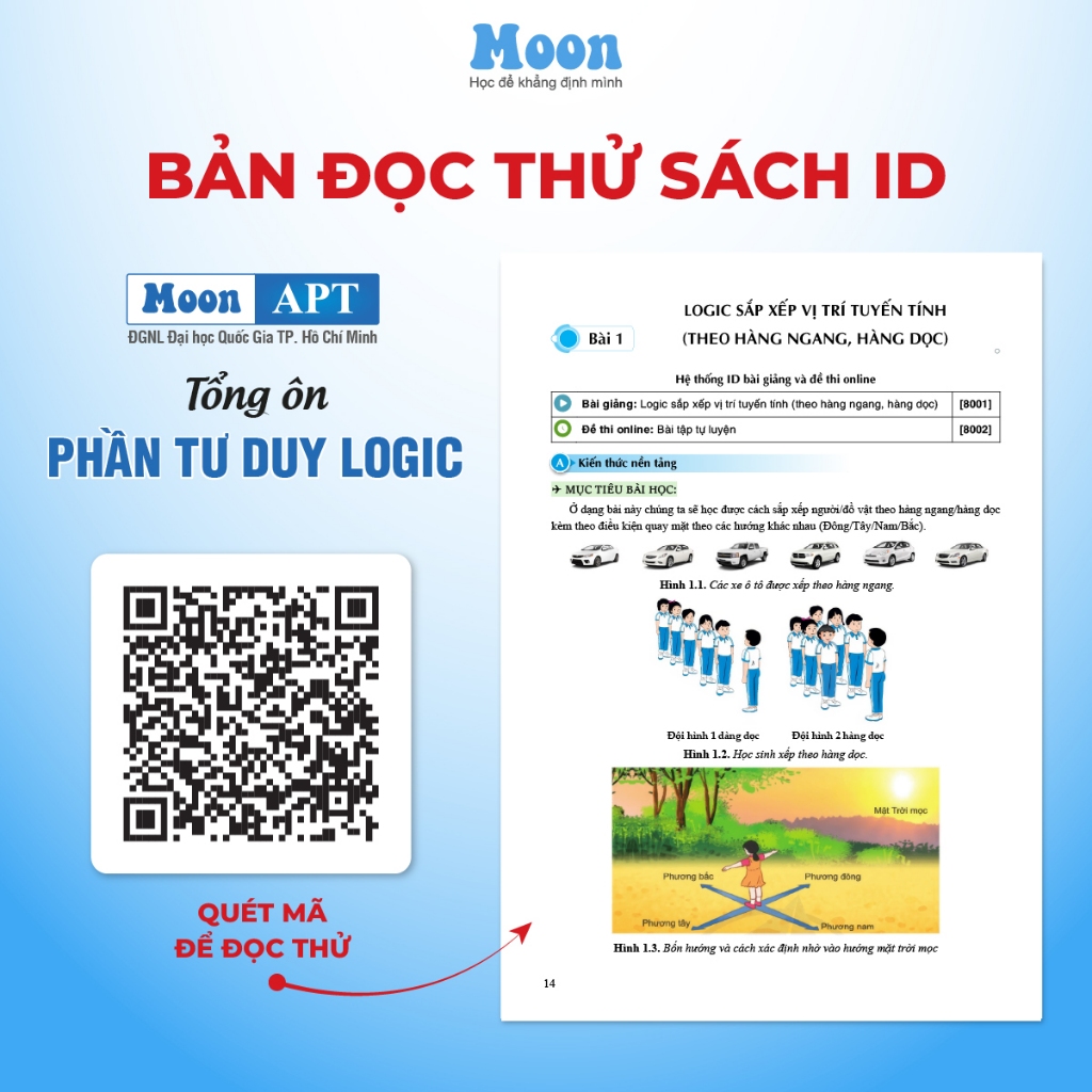 Ảnh Sách ôn thi đánh giá năng lực 2025- HSA, TSA, APT | Sách ID 2