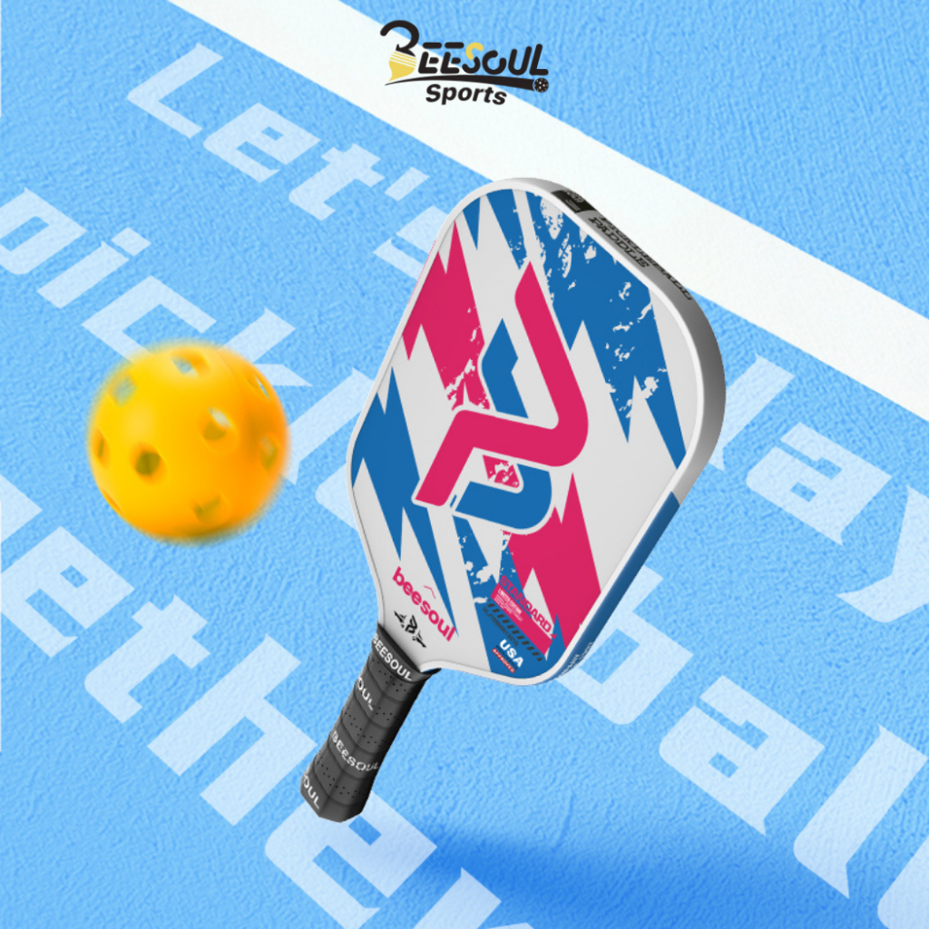 Vợt Pickleball Carbon thi đấu chuyên nghiệp có trợ lực Beesoul, công thủ toàn diện BSTĐ1