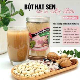 Bột hạt sen mix hạt Dành cho Mẹ Bầu Senfarm - Không đường
