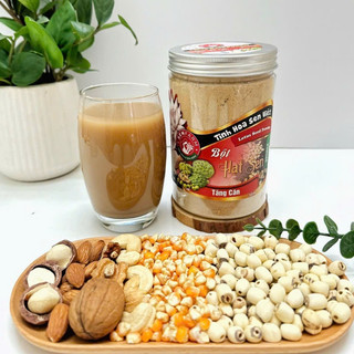 Bột hạt sen mix hạt Tăng Cân Senfarm - Không đường