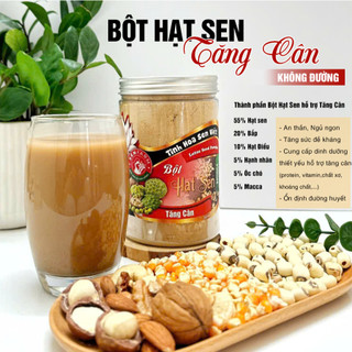 Bột hạt sen mix hạt Tăng Cân Senfarm - Không đường