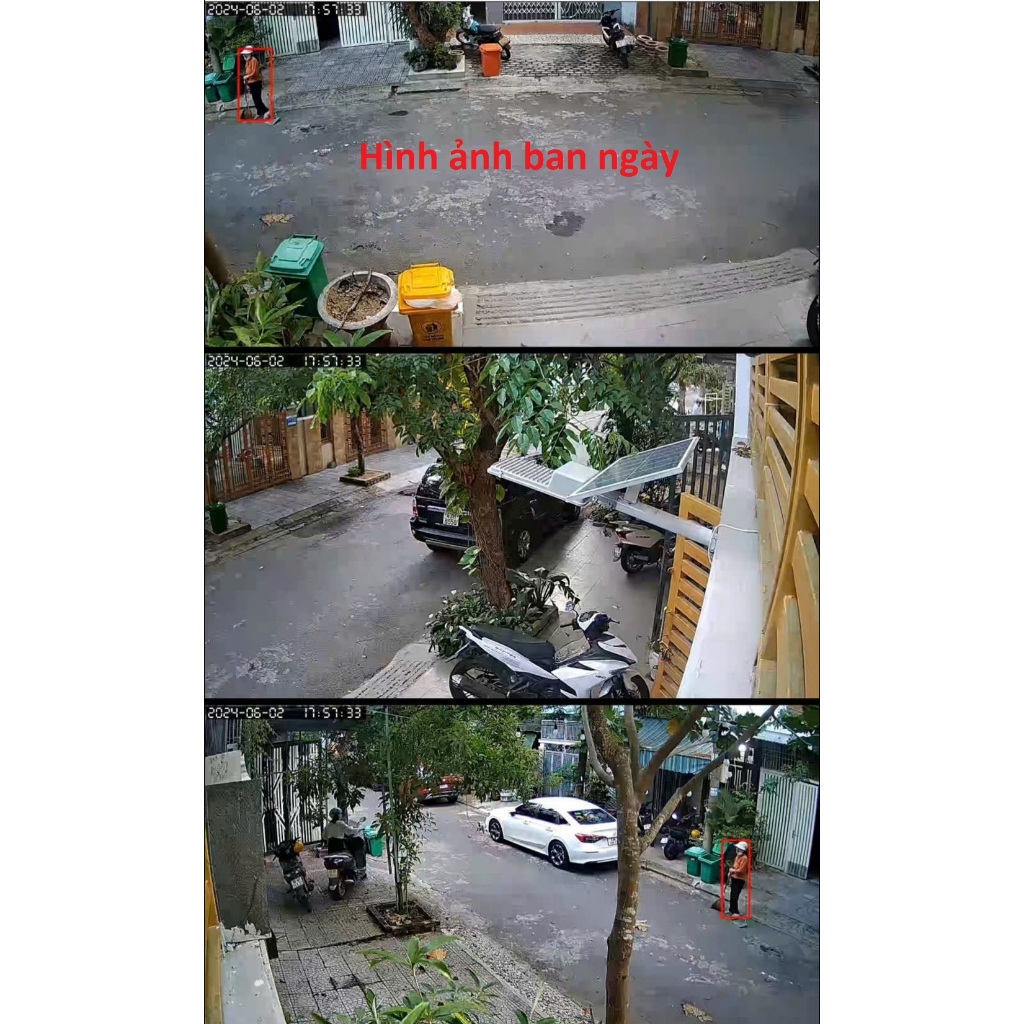 (Lỗi 1 đổi 1)  NEW 2026 Camera YOOSEE ngoài trời 4 mắt (xoay được 3 mắt) bản PRO, 3 màn hình tích hợp 54 LED siêu nét
