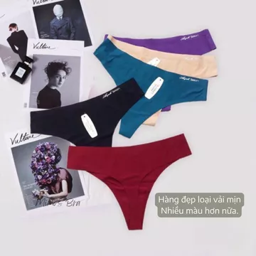 Quần lót lọt khe đúc su viền ép hàng đẹp, quần lót nữ lọt khe su trơn viền ép không lộ ngấn(Q009)