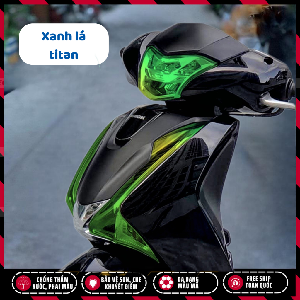 Tem dán đèn SH 2017 2018 2019, decal dán demi xi nhan đỏi màu bảo vệ đèn