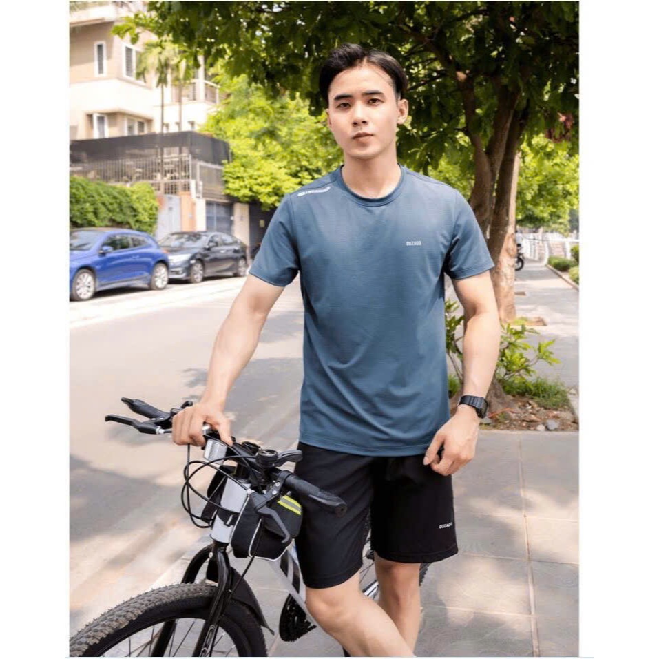 ÁO THUN NAM THỂ THAO CỔ TRÒN CHẤT THUN LẠNH CO GIÃN THOẢI MÁI VẬN ĐỘNG