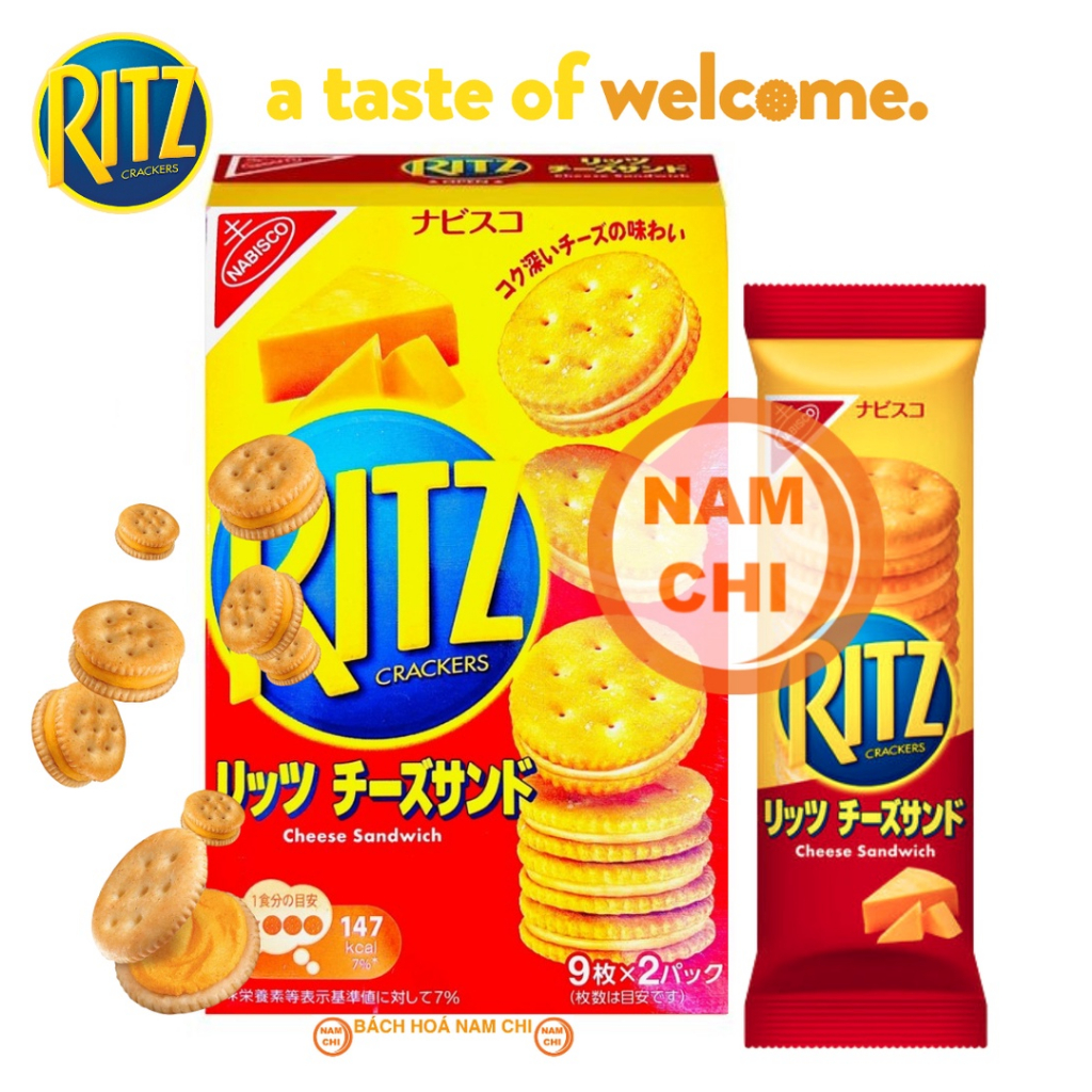 [HỘP NHỎ] Bánh RITZ KEM PHÔ MAI Crackers Cheese 106g - Nhật Bản ...