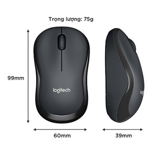 Chuột  Không Dây Logitechs M220 Không Tiếng Động Độ Nhạy Cao Giảm Tiếng Ồn Dùng Cho Máy Tính NEWTECH