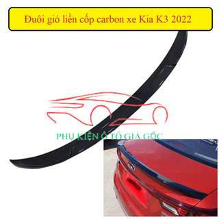 ĐUÔI GIÓ xe Kia K3 2022-2023-2024-2025 vân cabon, Cerato 2019- 2021 vân cacbon cao cấp - Liền cốp - Dùng chung