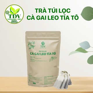 (Mua 2 tặng 1)Combo 50 Gói Trà túi lọc Cà Gai Leo Tía tô Thảo Dược Việt giúp giải độc, mát gan