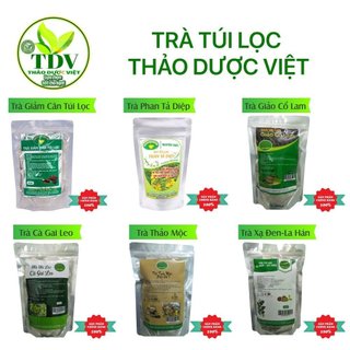 (Mua 2 tặng 1)Combo 50 Gói Trà túi lọc Cà Gai Leo Tía tô Thảo Dược Việt giúp giải độc, mát gan