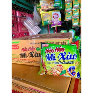 [Thùng 30 gói] Mì Hảo Hảo tôm chua cay - Sa tế hành tím - Mì xào tôm xào chua ngọt - Mì xào hải sản sa tế sò điệp