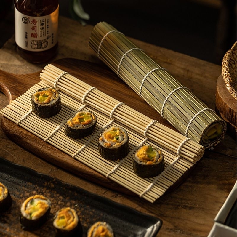 Mành tre quấn Sushi 24cm/27cm/30cm mành tre cuộn/cuốn kimbap