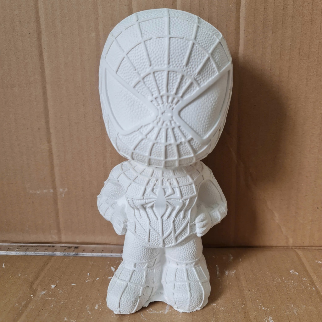 Bộ tượng tô màu SIÊU ANH HÙNG bằng thạch cao 3D kích thước 17-25 cm cho bạn thoải thức sáng tạo