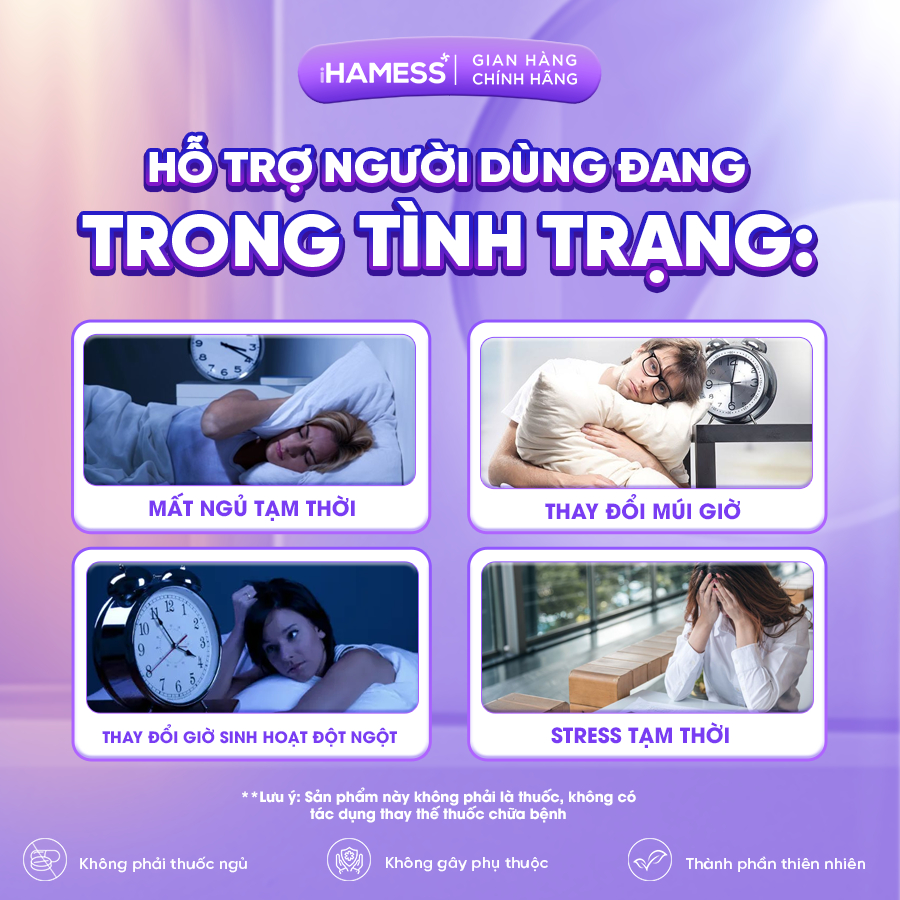 Ảnh Xịt ngủ iHAMESS vị bạc hà, Xịt ngủ ngon melatonin hỗ trợ điều hòa nhịp sinh học giấc ngủ 15ml 3